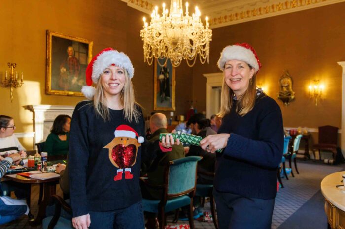 Bank boardroom hosts homeless Christmas Dinner