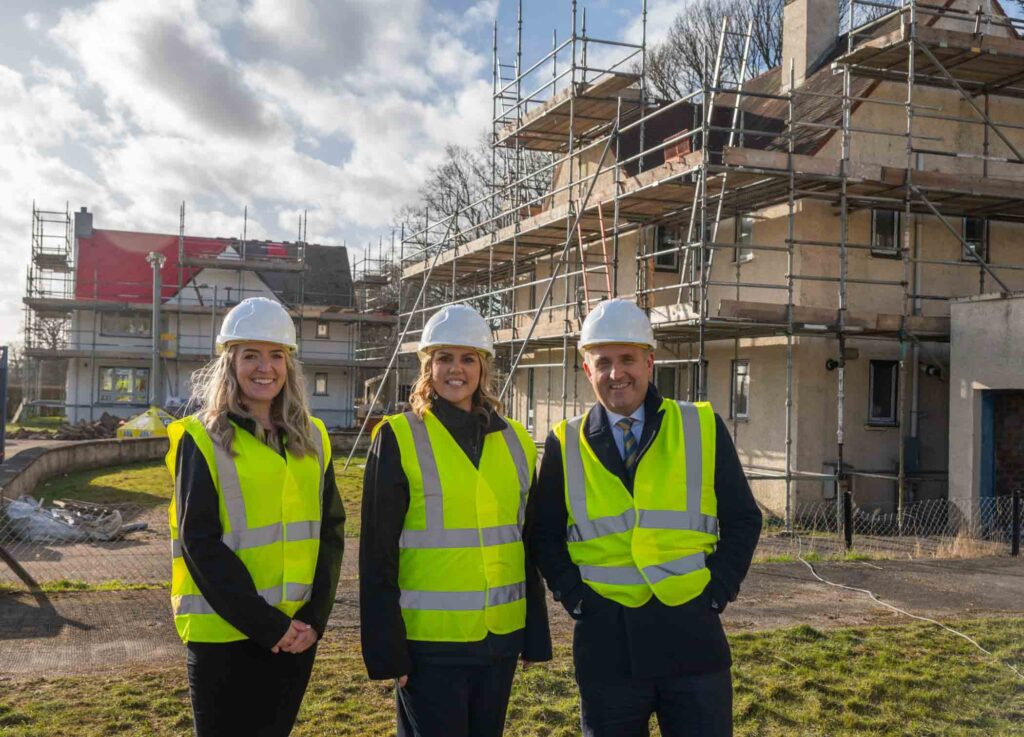 Left to Right: Katy Ralph, COO at Ralph Sayer,, Tzana Webster, Head of Estate Agency at Ralph Sayer & MSP Alex Cole-Hamilton