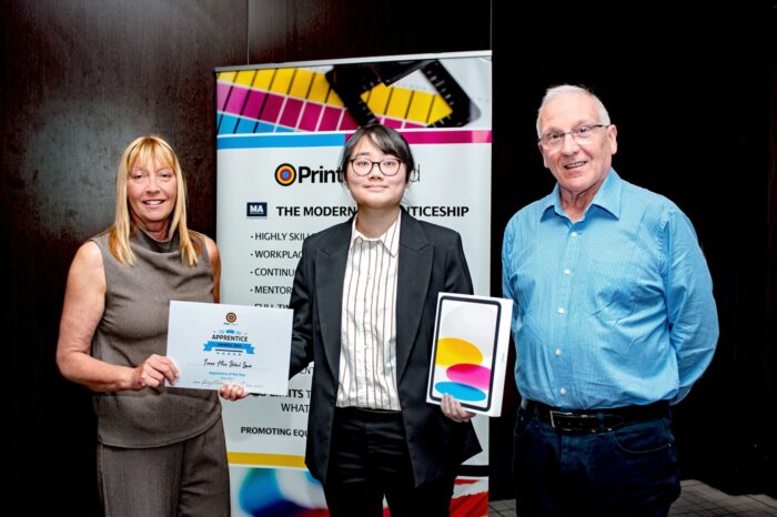 Ines Hiu Wai Law crowned Overall Apprentice of the Year at Annual Print Scotland Awards