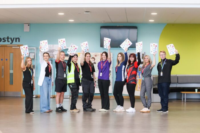 Students from Coleg Cambria launched the college's transformative Strategic Plan for 2025–2030